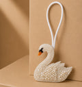 Pearly Swan Charm