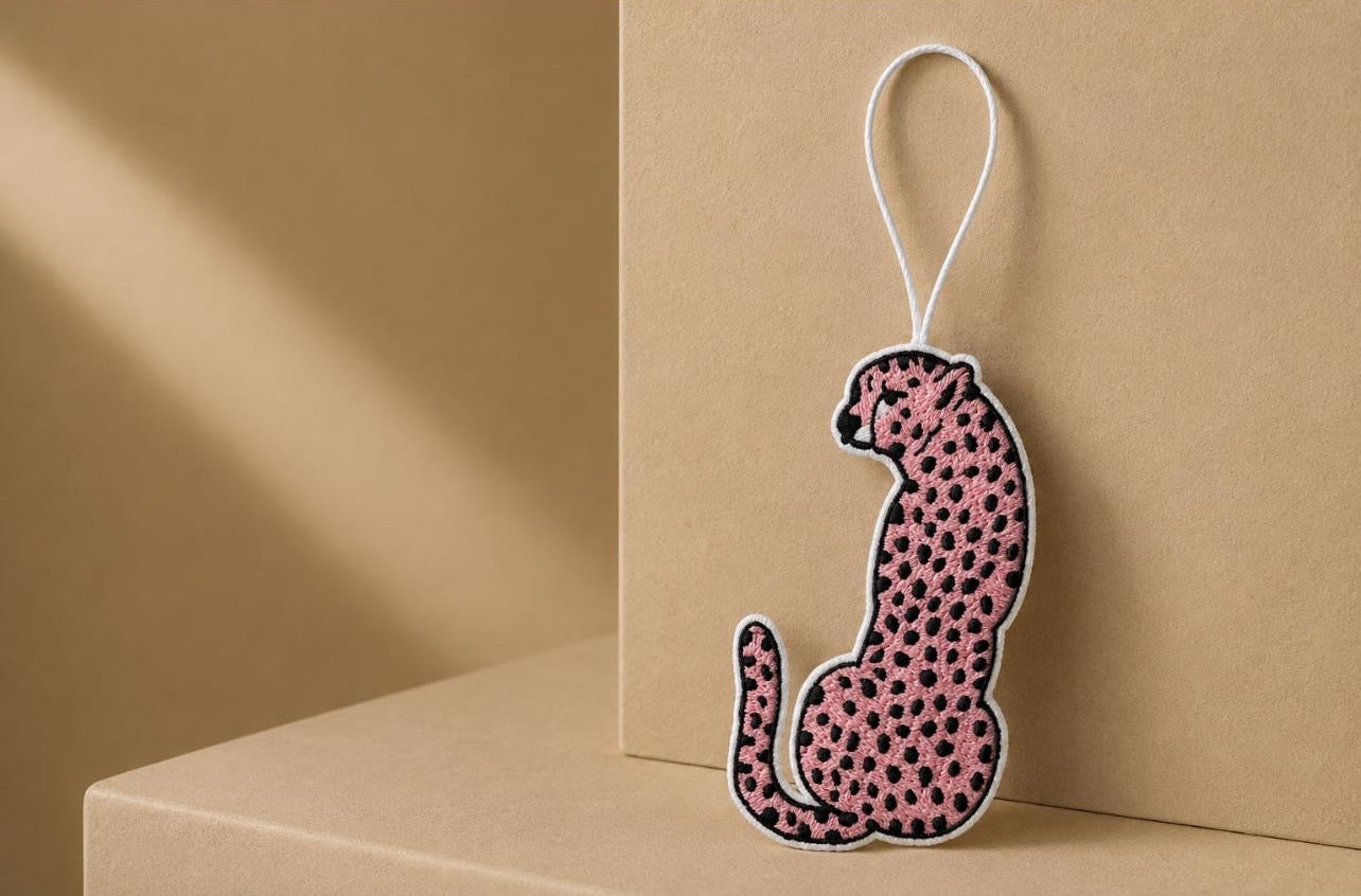 Pink Cheetah Charm
